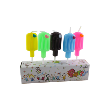 2020 5 pcs popular birthday cartoon art ice cream candle